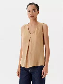 Блузка обычного кроя 5BMLDQ06W United Colors Of Benetton, бежевый