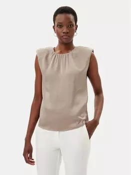 Блузка обычного кроя 5GGH39 7079A Marciano Guess, бежевый