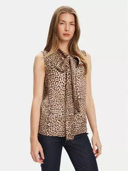 Блузка обычного кроя 5YGH12 7298A Marciano Guess, коричневый