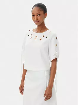 Блузка обычного кроя ACBL000743 058 Artigli, белый