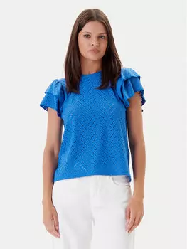 Блузка обычного кроя Carla 15351452 Jdy, синий