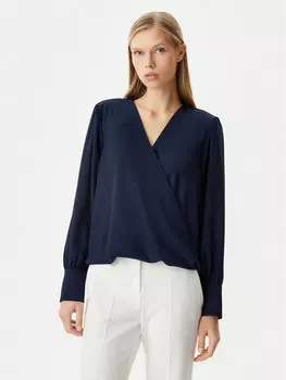 Блузка обычного кроя CFC0122866003 Rinascimento, синий