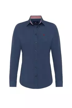 Блузка обычного кроя DENIM CULTURE Alisha, темно-синий