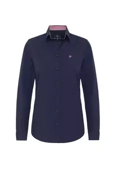 Блузка обычного кроя DENIM CULTURE Alisha, темно-синий