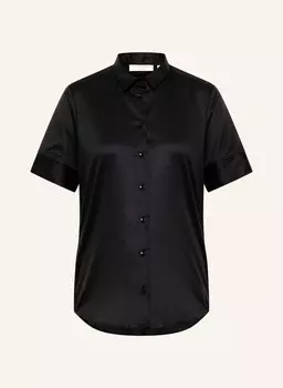 Блузка обычного кроя Eterna, черный