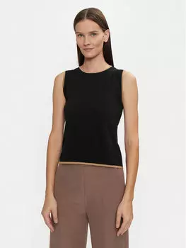 Блузка обычного кроя Macinapepe 58514 Luisa Spagnoli, черный