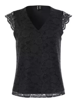 Блузка обычного кроя Olline 17154614 Pieces, черный