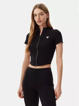 Блузка обычного кроя V5GP25 KCRS2 Guess, черный