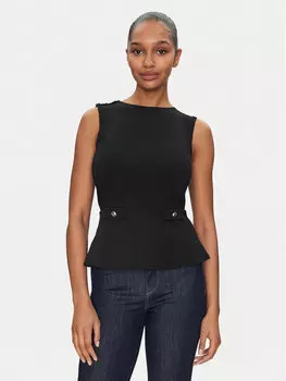 Блузка обычного кроя W5GP54 KCBO2 Guess, черный