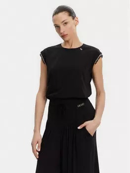 Блузка обычного кроя WA5158 J5003 Liu Jo, черный