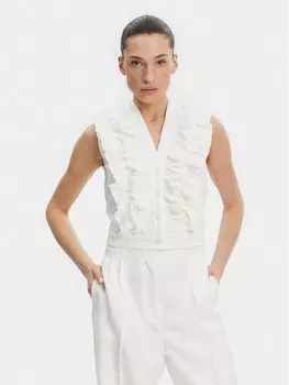 Блузка обычного кроя WA5403 T4281 Liu Jo, белый