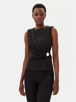 Блузка обычного кроя YM1004C Kontatto, черный