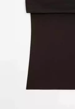 Блузка Off-The-Shoulder Massimo Dutti, темно-коричневая