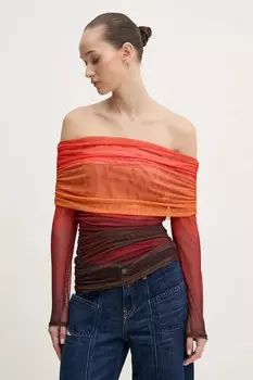 Блузка Ombre Anastasia Never Fully Dressed, оранжевый