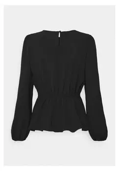 Блузка Onlmette O Neck ONLY, черная