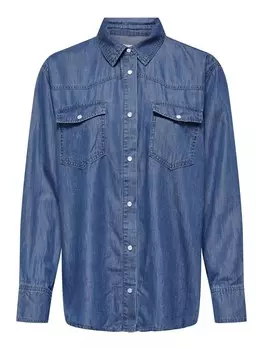 Блузка ONLY Blouse BEA, синий деним