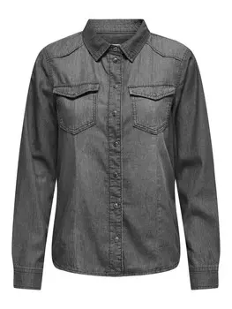 Блузка ONLY Blouse ONLAlexa, серый деним