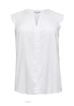 Блузка ONLY Carmakoma, белый