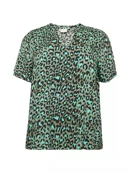 Блузка ONLY Carmakoma CARBABOOST, зеленый