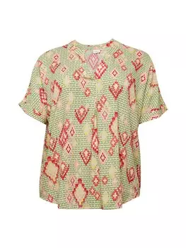 Блузка ONLY Carmakoma Carbonny, зеленый