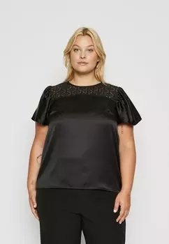 Блузка ONLY Carmakoma CARHANNABELL, черный