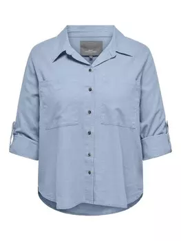 Блузка ONLY Carmakoma CARYasmin, светло-синий