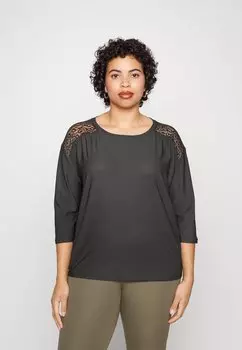 Блузка ONLY Carmakoma, черный