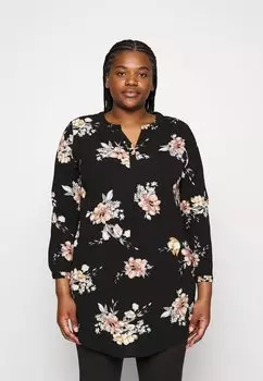 Блузка ONLY Carmakoma, черный