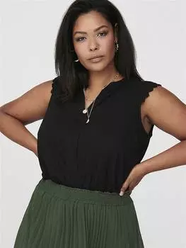 Блузка ONLY Carmakoma, черный