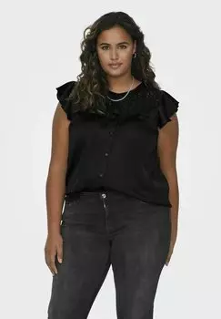 Блузка ONLY Carmakoma, цвет black