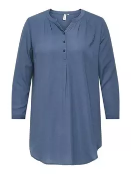 Блузка ONLY Carmakoma, синий