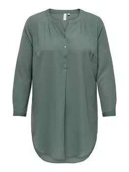 Блузка ONLY Carmakoma, зеленый