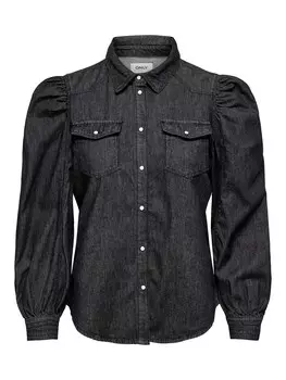 Блузка ONLY, черный деним