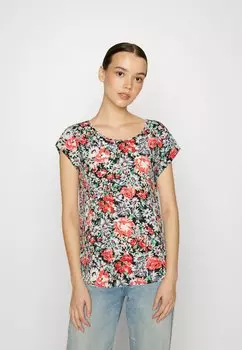 Блузка ONLY, черный/разноцветный