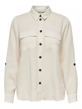 Блузка ONLY KAJA, шерсть белая