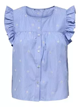 Блузка ONLY ONLAmanda, синий