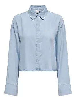 Блузка ONLY ONLCHARIS, синий деним