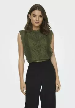 Блузка ONLY ОНЛКАРО, хаки
