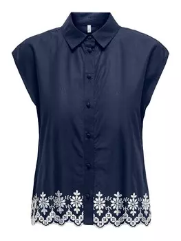 Блузка ONLY ONLLOU, темно-синий