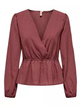 Блузка ONLY PALMA, темно-красный