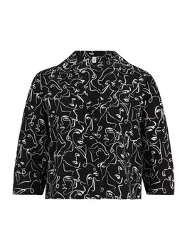 Блузка Only Petite ONLNOVA LIFE LUX CYBELE, черный