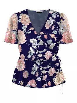 Блузка ONLY Star, темно-синий