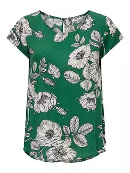 Блузка ONLY, темно-зеленый