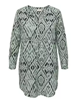 Блузка Only, зеленый