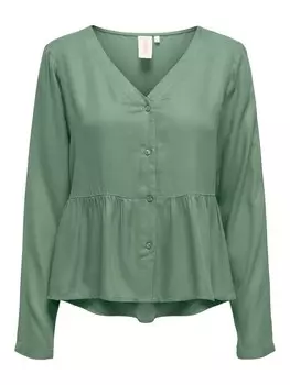 Блузка ONLY, зеленый