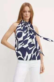 Блузка OPLUM.F Morgan, темно-синий