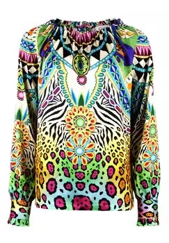 Блузка OPULENT PATTERN Grace, цвет multicolor
