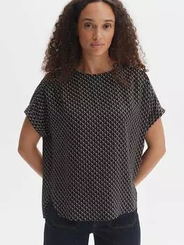 Блузка OPUS, цвет braun/schwarz