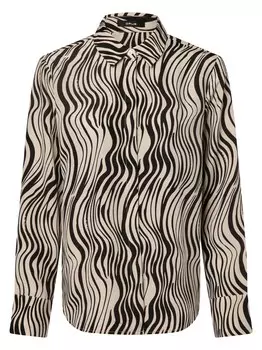 Блузка Opus Falkine, бежевый/черный