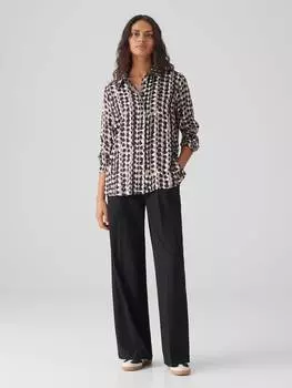 Блузка OPUS, серо-коричневый